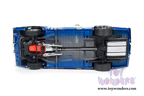 Auto World - Racing Dreams | Dodge Charger Hawaiian NHRA Funny Car (1969, 1/18 scale diecast model car, Blue w/ White stripes) AW231