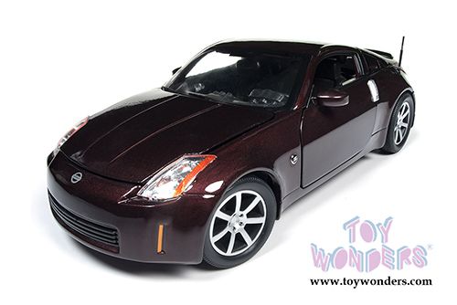 Auto World - Nissan 350 Coupe (2003, 1/18 scale diecast model car, Maroon) AW240