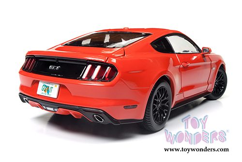 Auto World Muscle Cars U.S.A. | Ford Mustang GT Coupe (2016, 1/18 scale diecast model car, Competition Orange) AW242