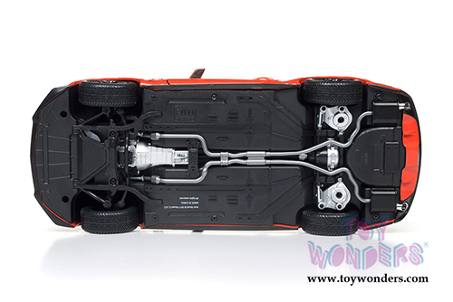 Auto World Muscle Cars U.S.A. | Ford Mustang GT Coupe (2016, 1/18 scale diecast model car, Competition Orange) AW242