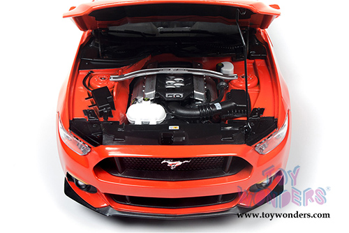 Auto World Muscle Cars U.S.A. | Ford Mustang GT Coupe (2016, 1/18 scale diecast model car, Competition Orange) AW242