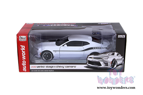 Auto World Muscle Cars USA | Yenko&reg; Stage II Chevrolet&reg; Camaro&reg; Hardtop (2018, 1/18 scale diecast model car, White) AW253