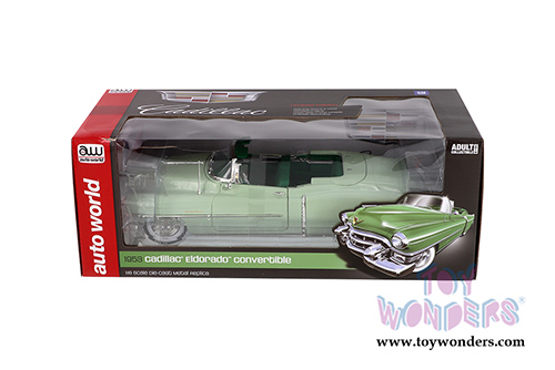 Auto World - Cadillac&reg; Eldorado&trade; Convertible (1953, 1/18 scale diecast model car, Gloss Light Green) AW260