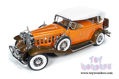 Auto World - Cadillac&reg; V16 Sports Phaeton Convertible (1932, 1/18 scale diecast model car, Orange) AW264