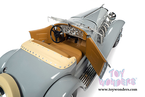 Auto World - Duesenberg SSJ Speedster (1935, 1/18 scale diecast model car, Gray) AW266