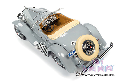 Auto World - Duesenberg SSJ Speedster (1935, 1/18 scale diecast model car, Gray) AW266