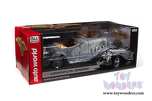 Auto World - Duesenberg SSJ Speedster (1935, 1/18 scale diecast model car, Gray) AW266