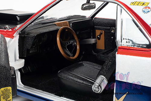 Auto World Legends - AMC AMX S/S Drag on Lady "Legends of the Quarter Mile" Muscle Car & Corvette Nationals (MCACN) (1969, 1/18 scale diecast model car, Red/White/Blue/Black) AW267