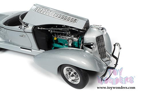 Auto World - Auburn 851 Speedster (1935, 1/18 scale diecast model car, Haze Gray) AW268