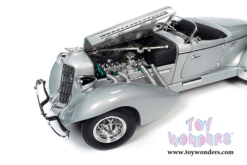 Auto World - Auburn 851 Speedster (1935, 1/18 scale diecast model car, Haze Gray) AW268