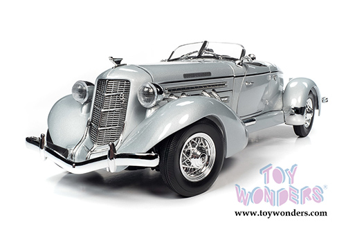 Auto World - Auburn 851 Speedster (1935, 1/18 scale diecast model car, Haze Gray) AW268