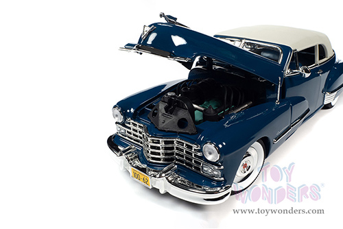 Auto World - Cadillac&reg; Series 62 Soft Top (1947, 1/18 scale diecast model car, Beldon Blue) AW274