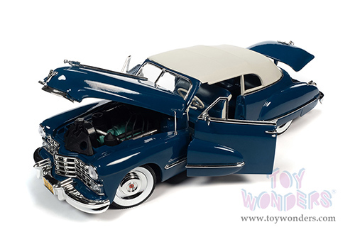 Auto World - Cadillac&reg; Series 62 Soft Top (1947, 1/18 scale diecast model car, Beldon Blue) AW274