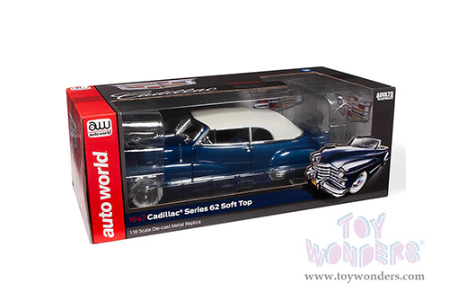 Auto World - Cadillac&reg; Series 62 Soft Top (1947, 1/18 scale diecast model car, Beldon Blue) AW274