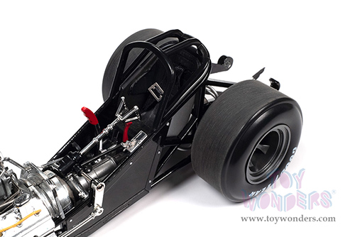 Auto World - Legends of the Quarter Mile | Ford Mustang Funny Car "Harry Schmidt's Blue Max" (1973, 1/18 scale diecast model car, Blue) AW299