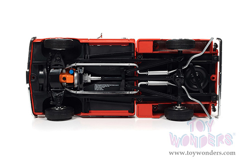 Auto World - Chevrolet® C-10™ Stepside Pickup Truck (1968, 1/18 scale diecast model car, Red) AW300