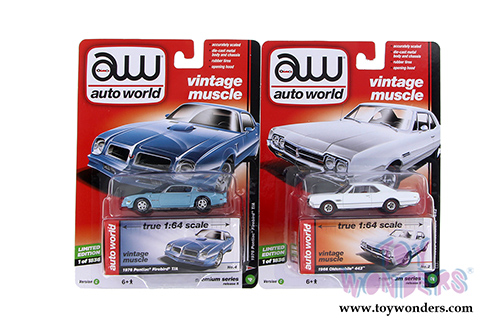 Auto World Premium - Release 5 Set C (1/64 scale diecast model car, Asstd.) AW64042/12C