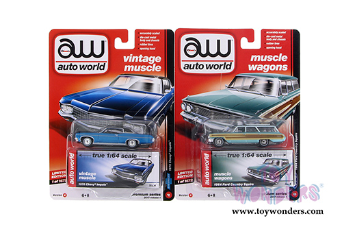 Auto World Premium - 2017 Release 1 Set A (1/64 scale diecast model car, Asstd.) AW64052/48A