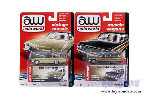 Auto World Premium - 2017 Release 1 Set B (1/64 scale diecast model car, Asstd.) AW64052/48B