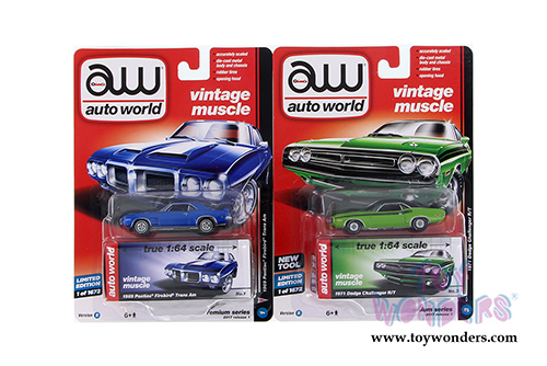 Auto World Premium - 2017 Release 1 Set B (1/64 scale diecast model car, Asstd.) AW64052/48B