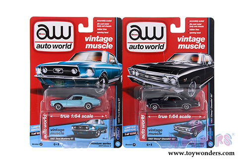Auto World Premium - 2017 Release 2 Set A (1/64 scale diecast model car, Asstd.) AW64062/48A