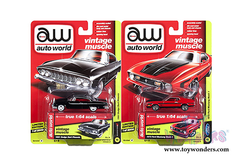 Auto World Premium - Release 2 Set A (1/64 scale diecast model car, Asstd.) AW64172/48A