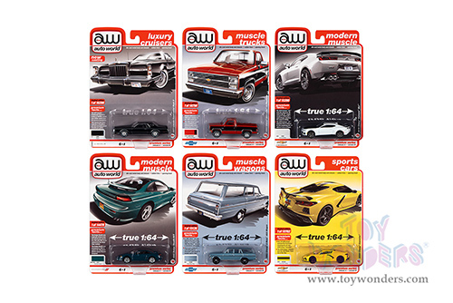Auto World Premium - 2021 Release 4 Set B (1/64 scale diecast model car, Asstd.) AW64332/48B