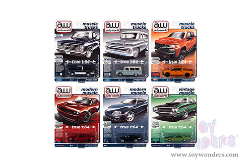 Auto World Premium - 2021 Release 5 Set A (1/64 scale diecast model car, Asstd.) AW64342/48A