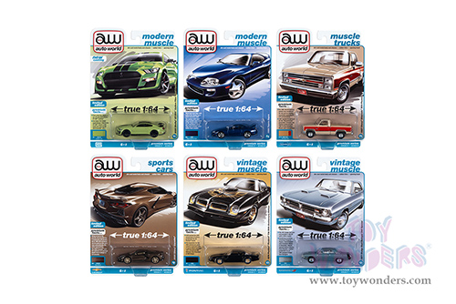 Auto World Premium - 2022 Release 2 Set A (1/64 scale diecast model car, Asstd.) AW64362/48A