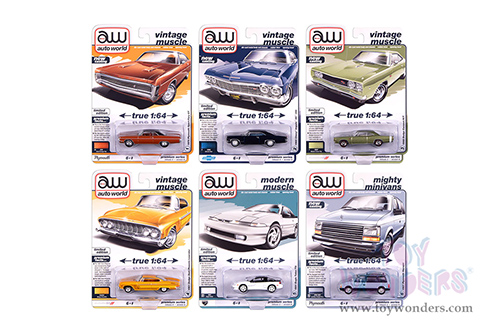 Auto World Premium - 2025 Release 2 Set A (1/64 scale diecast model car, Asstd.) AW64512/48A
