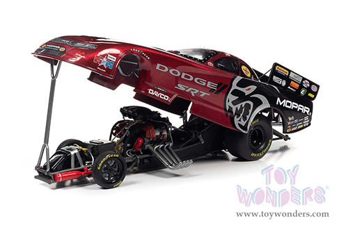 Auto World - Dodge Charger SRT Hellcat - Matt Hagan NHRA&reg; Funny Car (2021, 1/24 scale diecast model car, Dark Red Metallic) AWN002