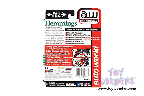 Auto World - Hemmings Muscle Machines | Chevrolet&reg; Chevelle SS Hardtop (1967,1/64 scale diecast model car, Bolero Red/Black) AWSP051/24A