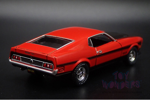 Auto World Premium - Ford Mustang Boss 351 "Mecum Auctions" (1971, 1/64 scale diecast model car, Calypso Coral) AWSP159/24