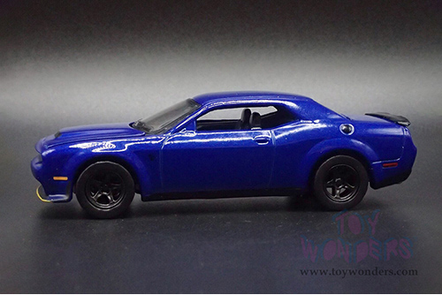 Auto World Premium - Dodge Challenger SRT Demon "Mecum Auctions" (2018, 1/64 scale diecast model car, Indiglo Blue) AWSP161/24