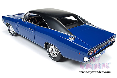 Auto World Silver Screen Machines - Christine - Dennis Guilder's Dodge Charger Hard Top (1968, 1/18 scale diecast model car, Blue) AWSS111