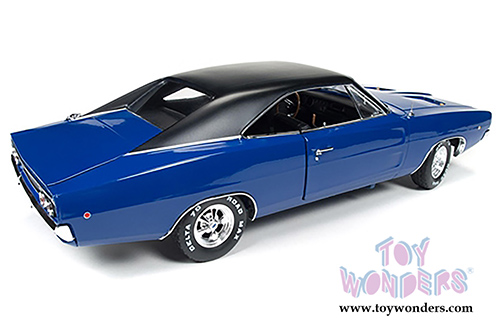 Auto World Silver Screen Machines - Christine - Dennis Guilder's Dodge Charger Hard Top (1968, 1/18 scale diecast model car, Blue) AWSS111