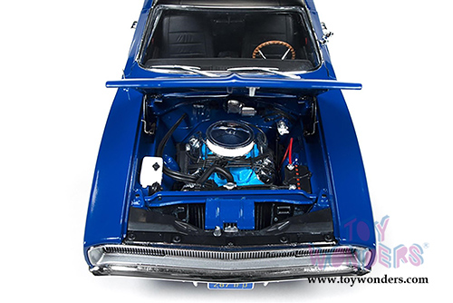 Auto World Silver Screen Machines - Christine - Dennis Guilder's Dodge Charger Hard Top (1968, 1/18 scale diecast model car, Blue) AWSS111