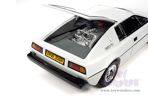 Auto World Silver Screen Machines | James Bond 007 Lotus Esprit S1 Submarine Car "The Spy Who Loved Me" (1971, 1/18 scale diecast model car, White) AWSS132