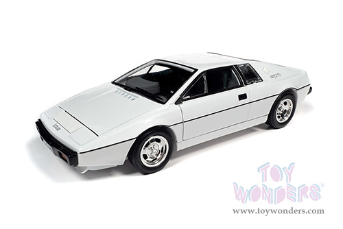 Auto World Silver Screen Machines | James Bond 007 Lotus Esprit S1 Submarine Car "The Spy Who Loved Me" (1971, 1/18 scale diecast model car, White) AWSS132