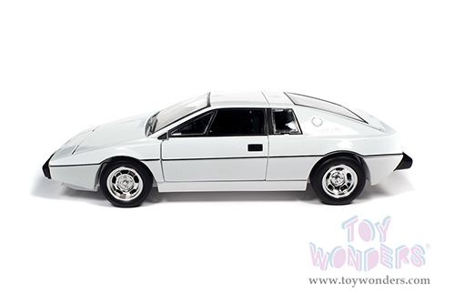 Auto World Silver Screen Machines | James Bond 007 Lotus Esprit S1 Submarine Car "The Spy Who Loved Me" (1971, 1/18 scale diecast model car, White) AWSS132