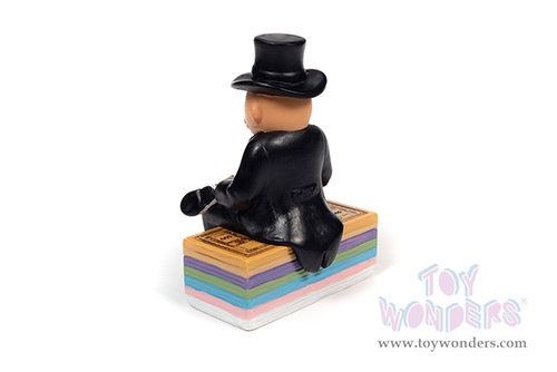 Auto World - Cadillac&reg; Series 62 Convertible with Mr. Monopoly Resin Figure (1947, 1/18 scale diecast model car, Blue/Red) AWSS136