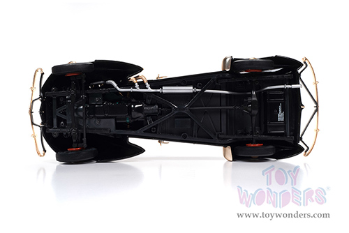 Auto World - Auburn 851 Speedster with Mr. Monopoly Resin Figure (1935, 1/18 scale diecast model car, Black/Gold) AWSS140