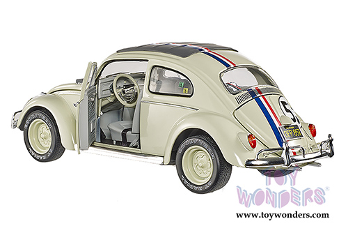 Mattel Hot Wheels Elite - Herbie Goes to Monte Carlo Volkswagen #53 (1962, 1/18 scale diecast model car) BLY22