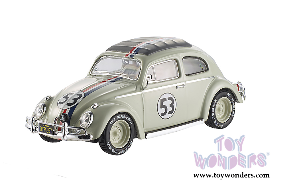 HotWheels Elite 1:43 Volkswagen VW Beetle #53 Herbie goes to