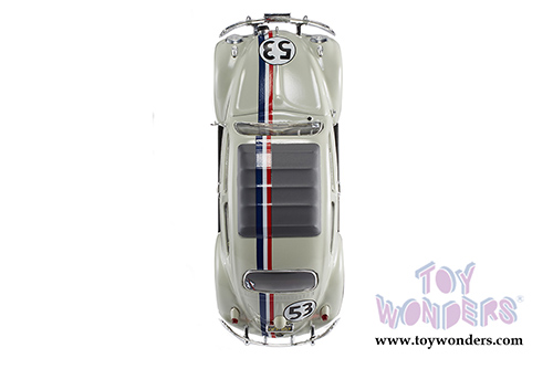 Mattel Hot Wheels Elite - Herbie Goes to Montecarlo Volkswagen #53 (1962, 1/43 scale diecast model car) BLY28