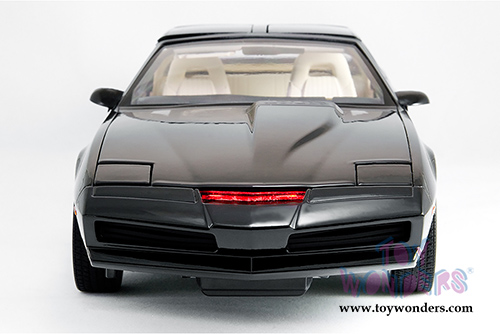 Mattel Hot Wheels - Knight Rider K.I.T.T Knight Industries Two Thousand T-Top (1/18 scale diecast model car, Black) BLY60