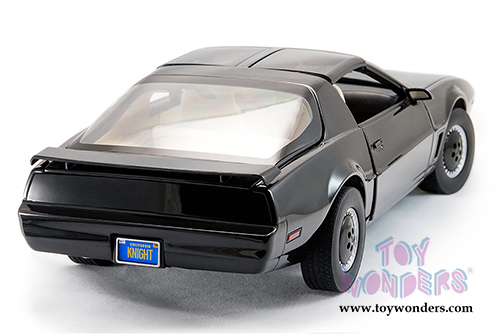 Mattel Hot Wheels - Knight Rider K.I.T.T Knight Industries Two Thousand T-Top (1/18 scale diecast model car, Black) BLY60