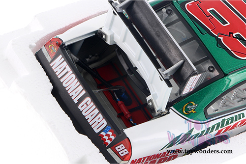 Action Racing Collectables - NASCAR Dale Earnhardt #88 AMP Energy/Mountain Dew Chevy Impala SS (2009, 1/24 scale diecast model car, White/Green) C8671