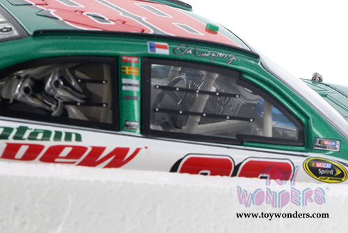 Action Racing Collectables - NASCAR Dale Earnhardt #88 AMP Energy/Mountain Dew Chevy Impala SS (2009, 1/24 scale diecast model car, White/Green) C8671