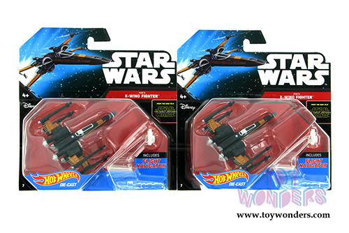 Mattel Hot Wheels - Star Wars Starship Assortment M (Sturdy plastic models, Asstd.) CGW52/999M